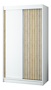 Ruhásszekrény 120 cm Ladonna (matt fehér)