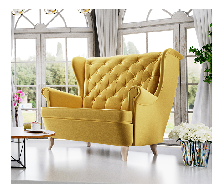 Kétszemélyes kanapé Utopia 2 (sárga)