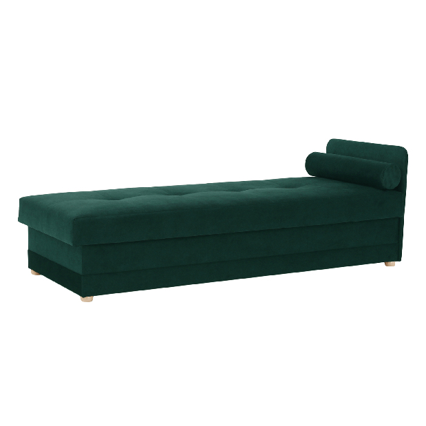 Egyszemélyes ágy (dívány) 80 cm Rinok (smaragd) (tárolóhellyel) *bazár
