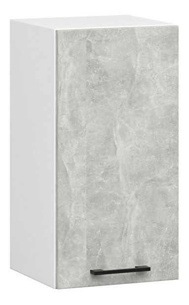 Konyhabútor 180 cm Ozara (beton + fehér)
