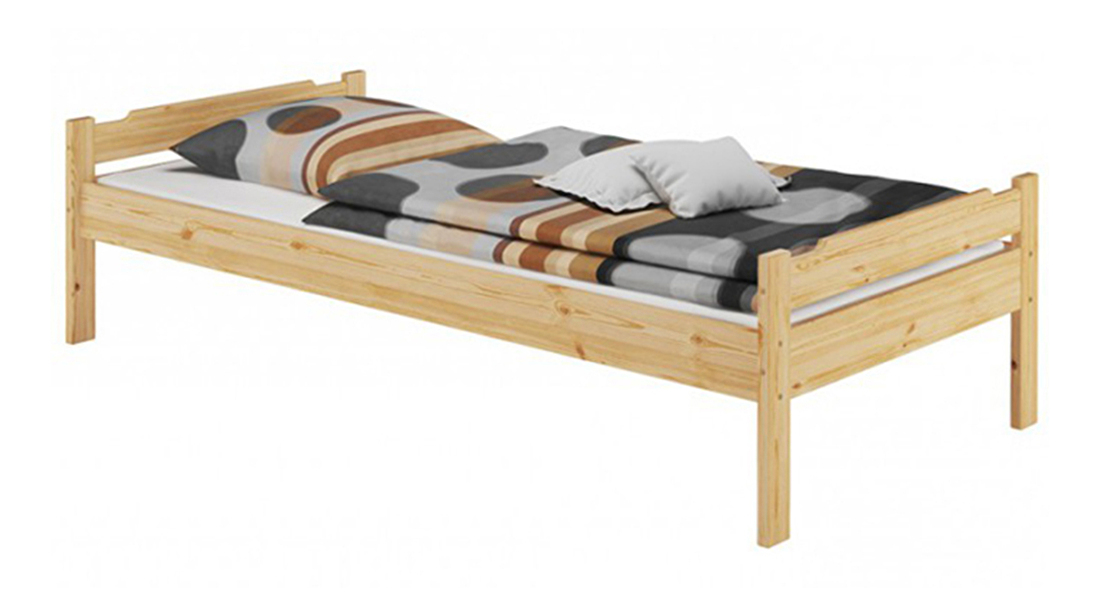 Egyszemélyes ágy 90 cm Lipo (természetes)