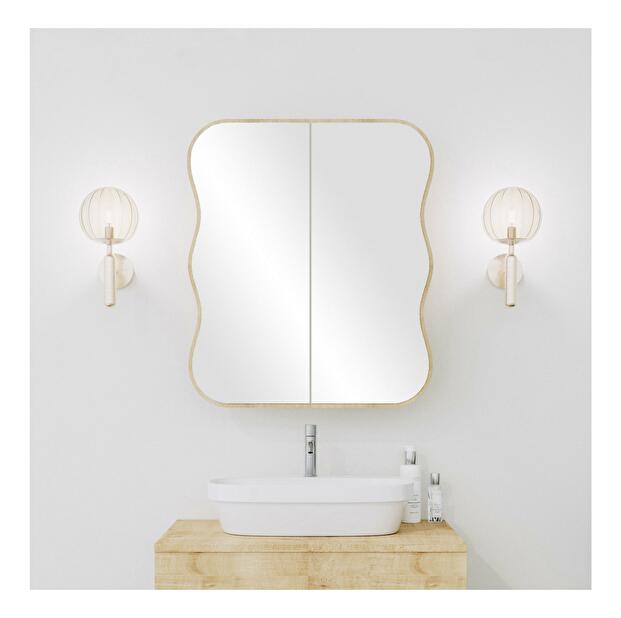 Fürdőszoba szekrény tükörrel Dion (tölgy)