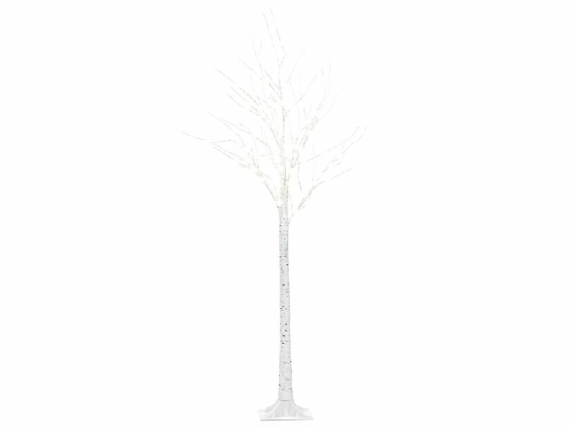 Kültéri fa dekoráció 160 cm Lapza (fehér)