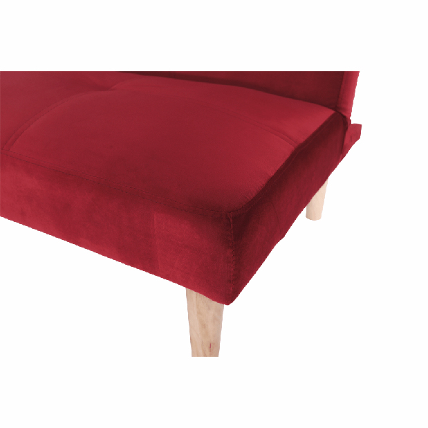 Szétnyitható kanapé Adil (bordó)