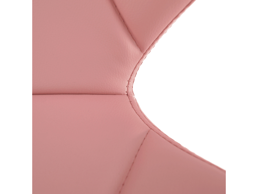 Irodai fotel Asher (rózsaszín + króm)