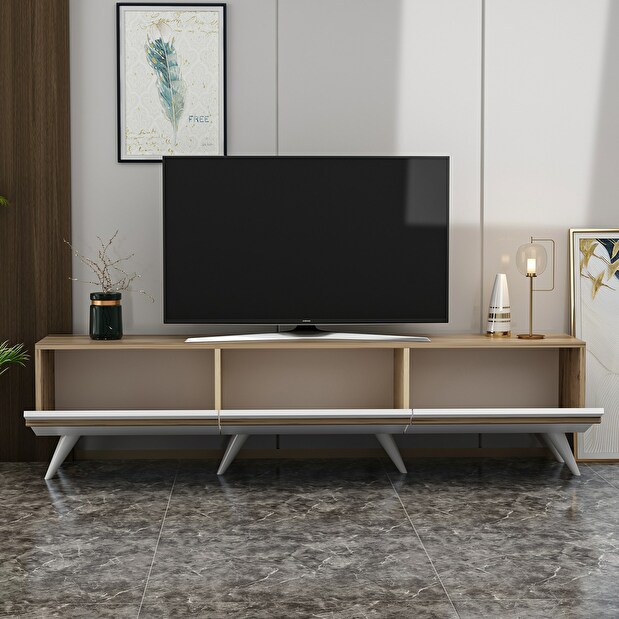 TV asztal/szekrény Valika (fehér)