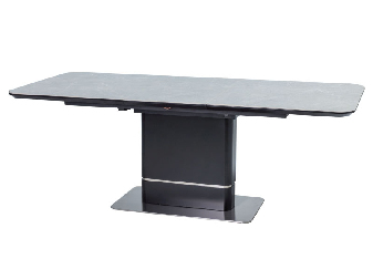 Széthúzható étkezőasztal  160-210 cm Peris (szürke + fekete) (8 és több fő részére)