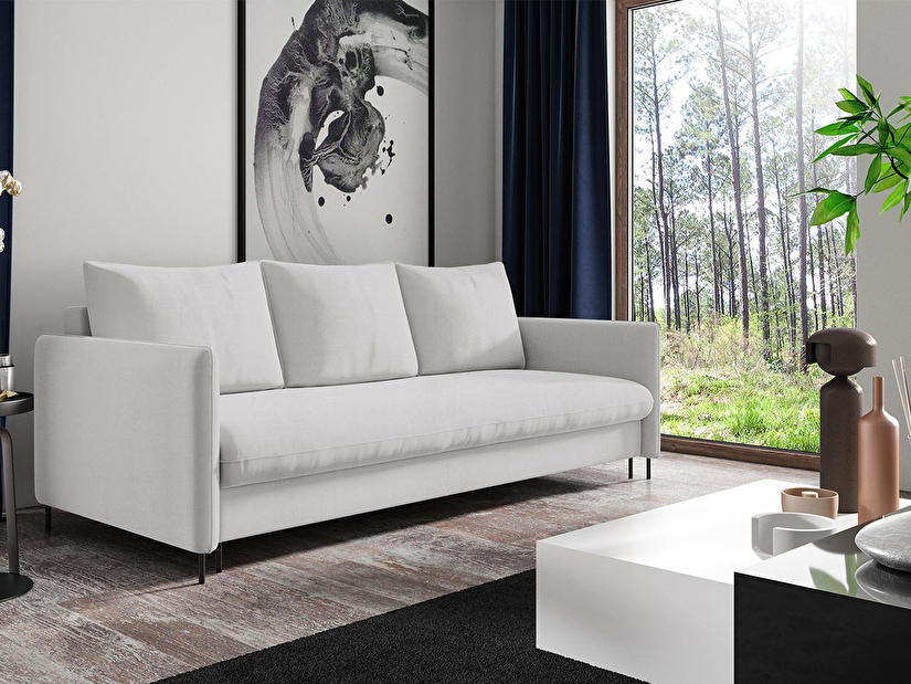 Széthúzható kanapé Ianna (fehér)