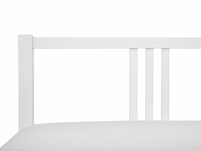 Egyszemélyes ágy 90 cm VALLES (ágyráccsal) (fehér)