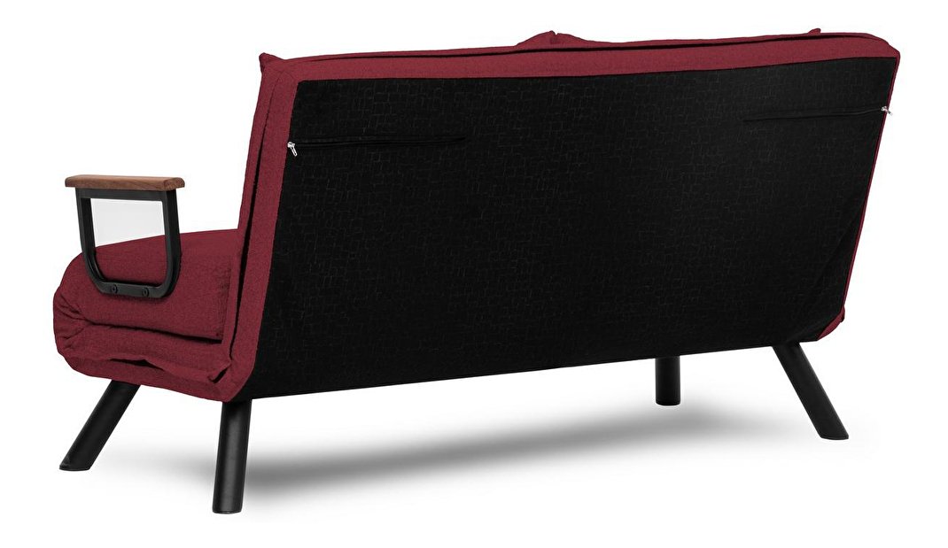 Széthúzható kanapé Sandy (bordó)