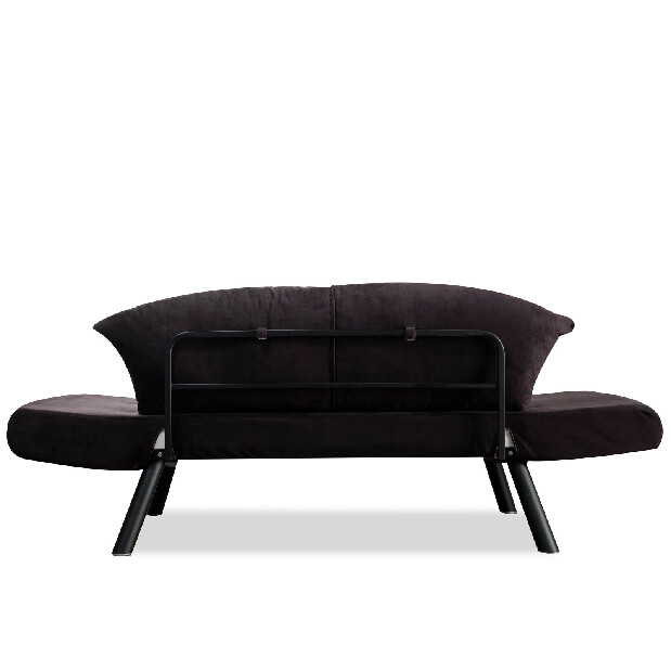 Kétszemélyes kanapé Genzer (fekete)