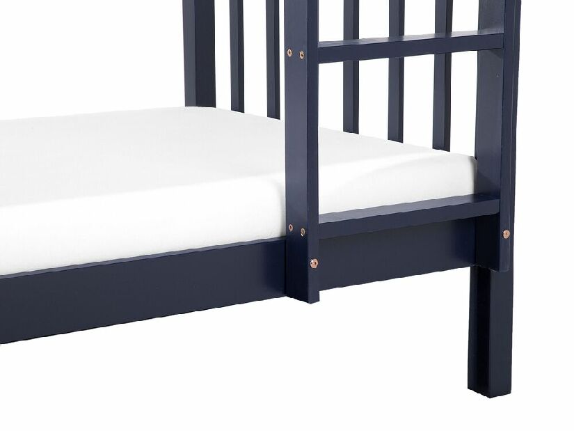 Emeletes ágy 90 cm REWIND (ágyráccsal) (kék)