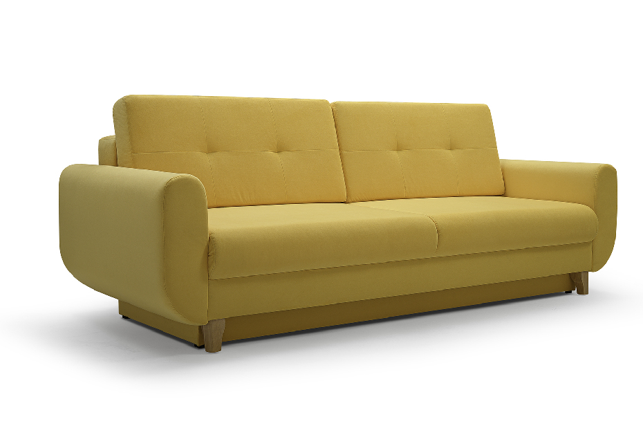 Háromszemélyes kanapé Layile (sárga)