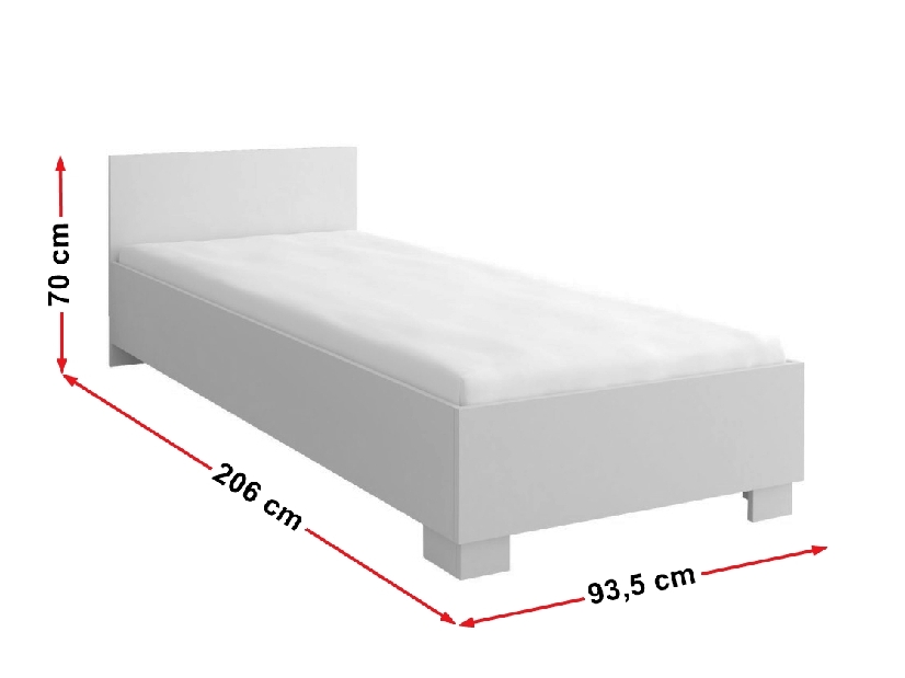 Egyszemélyes ágy 90 cm Sigil II