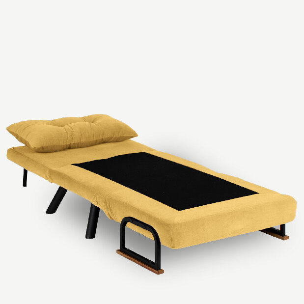Széthúzható fotel Sandy (mustár)