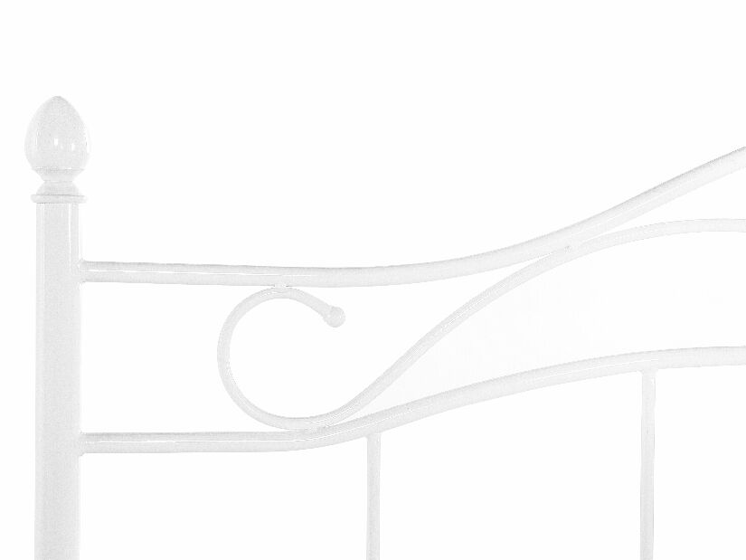 Franciaágy 160 cm ANTALIA (ágyráccsal) (fehér)