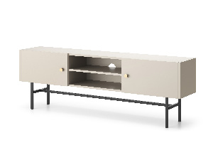 TV asztal/szekrény Desanta (bézs + fekete)