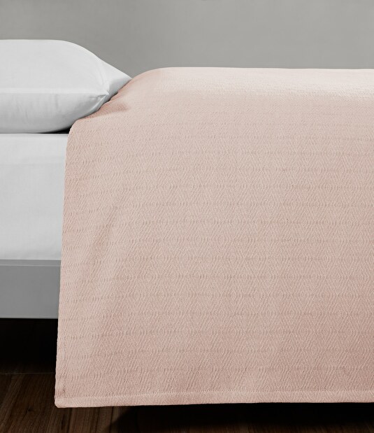 Ágytakaró 160 x 230 cm Sirena (világos rózsaszín)