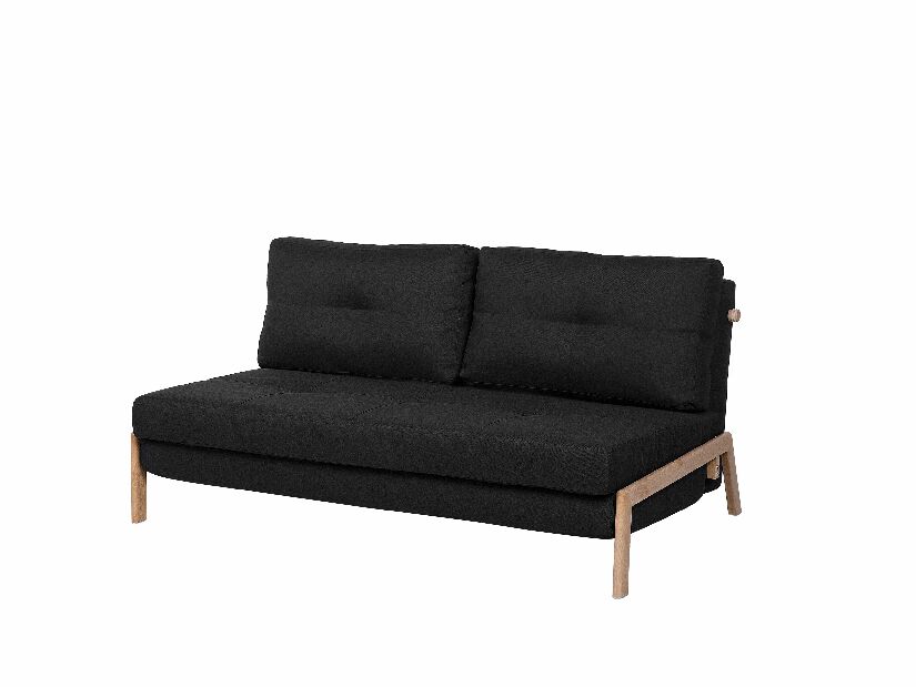 Kétszemélyes kanapé Egham (fekete)