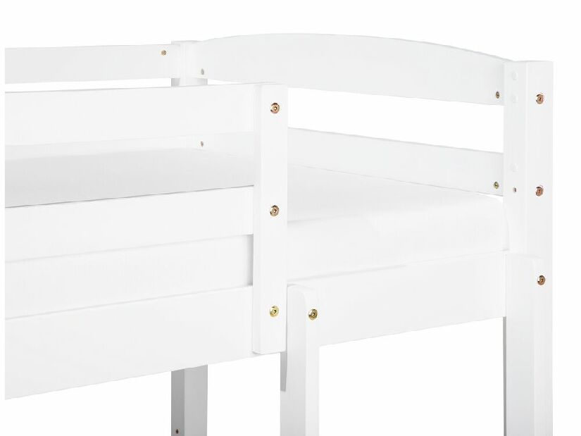 Emeletes ágy 90 cm RESPOND (ágyráccsal) (fehér)