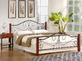 Egyszemélyes ágy 120 cm Violetta 120 (ágyráccsal)