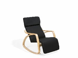 Hinta fotel WELLO (textil) (fekete)