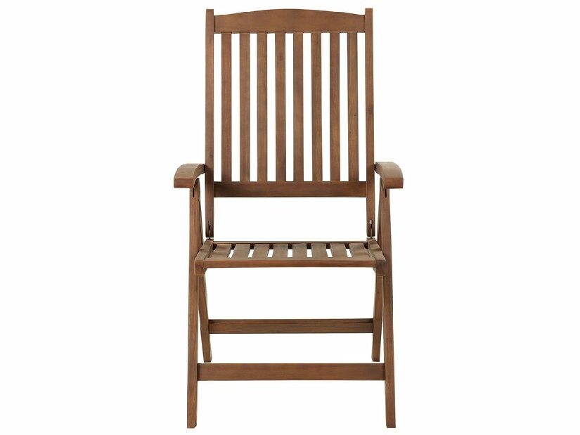 Kerti szék szett 2 db. Amati (sötét fa + szürke)
