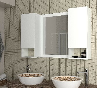 Fürdőszoba szekrény Accu (fehér)