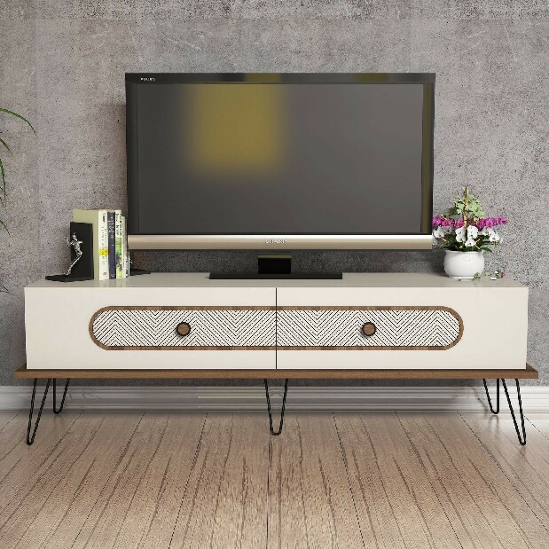 TV asztal/szekrény Enrico (krém)