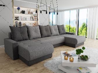 Széthúzható kanapé tárolóhellyel U (Lux 06 + Lux 05)