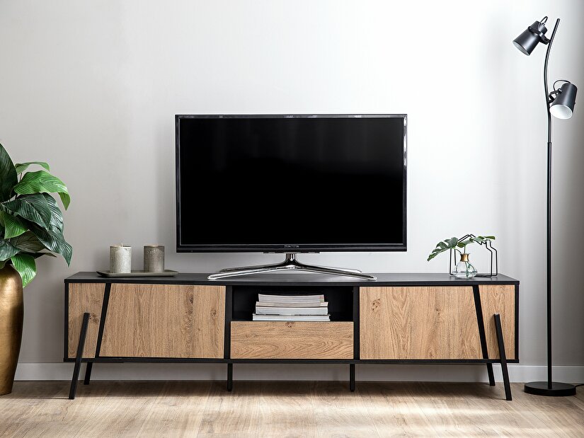 Tv Asztal/Szekrény Bidar (világos fa)