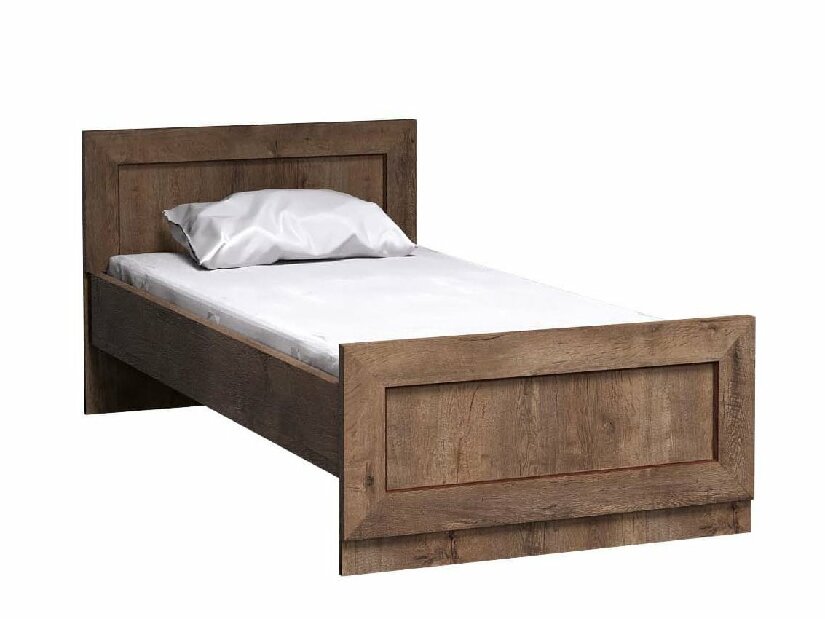 Egyszemélyes ágy 90 cm Titanus 21 (lefkas tölgy)