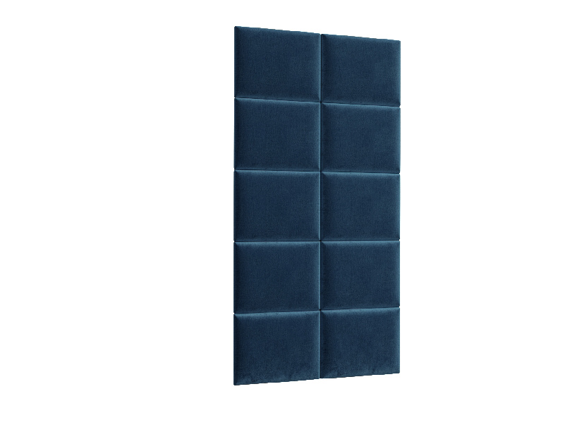Kárpitozott panel szett 10 db. Quadra 100x200 cm (kék)