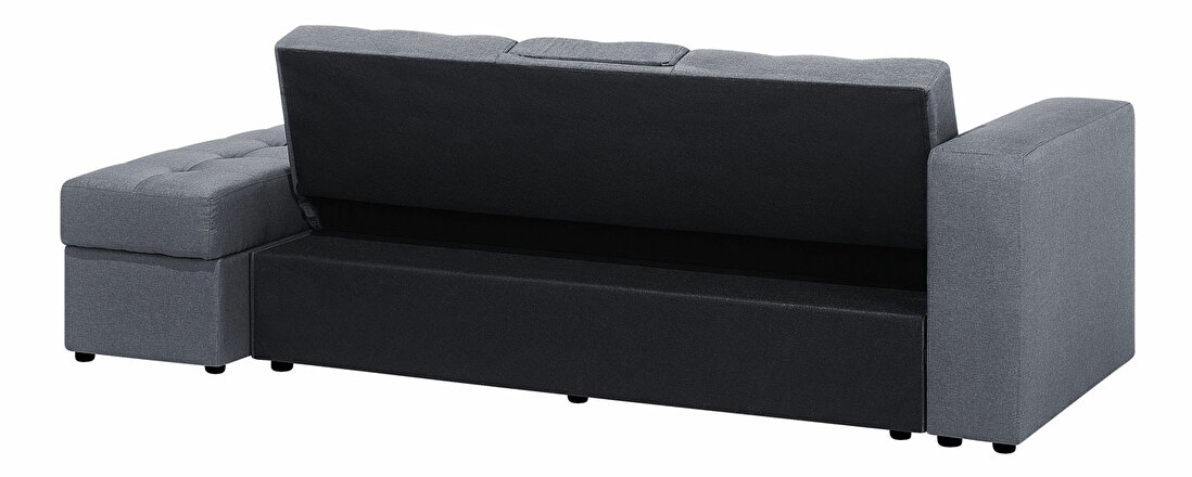 Háromszemélyes kanapé Farsund (sötétszürke) (tárolóhellyel)