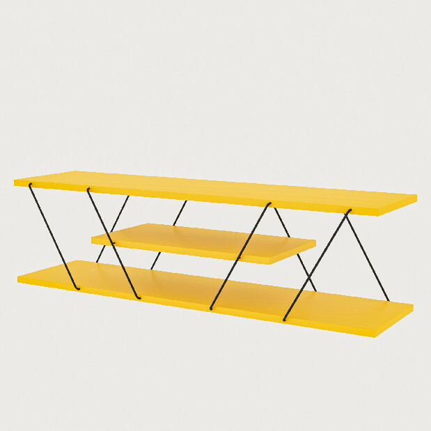 TV asztal/szekrény Cana (sárga)