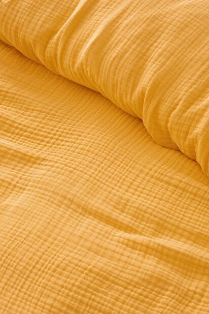 Ágytakaró 220 x 250 cm Musli (sárga)