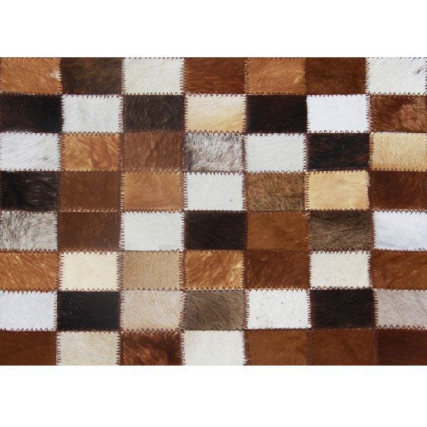 Bőr szőnyeg TYP 03 (marhabőr + patchwork minta)