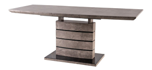 Széthúzható étkezőasztal 140-180 cm Leisha (beton) (4 és 8 fő részére)