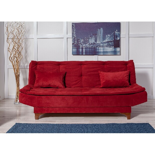 Háromszemélyes kanapé Klaudi (piros)