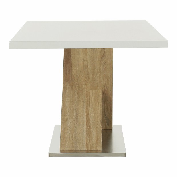 Étkezőasztal 160 cm Farni (fehér + sonoma tölgy) *kiárusítás