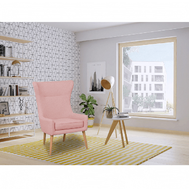 Fotel Faloria (rózsaszín)