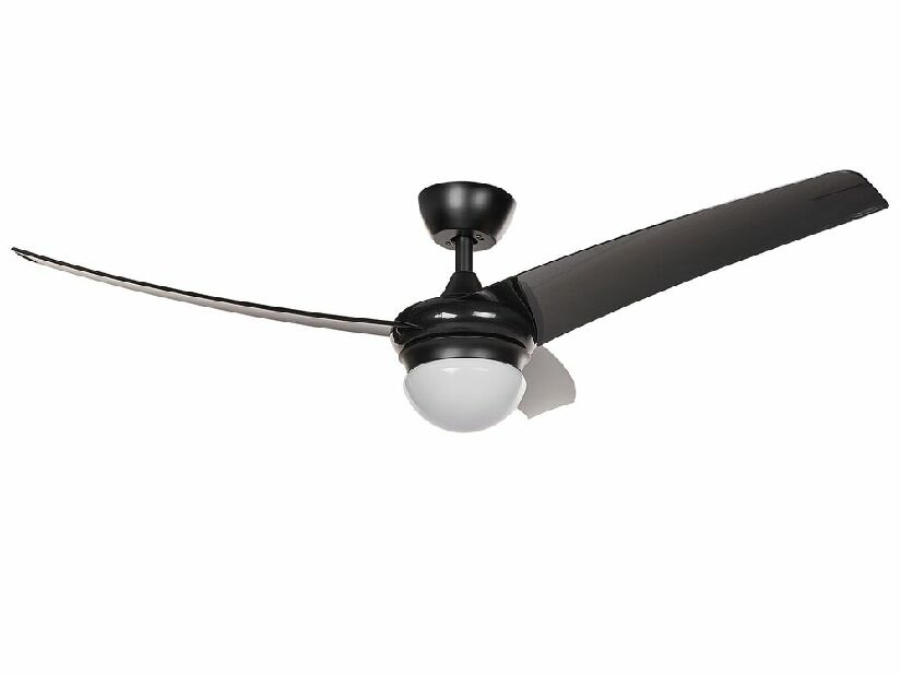 Mennyezeti ventilátor lámpával Jibza (fekete)