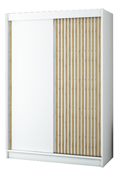 Ruhásszekrény 150 cm Ladonna (matt fehér)