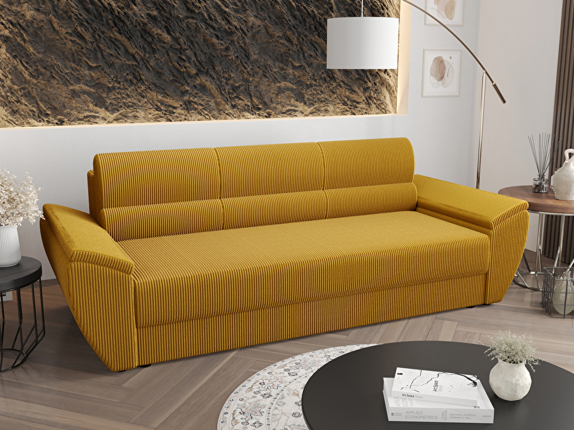 Háromszemélyes kanapé Radiant Bis (sárga)