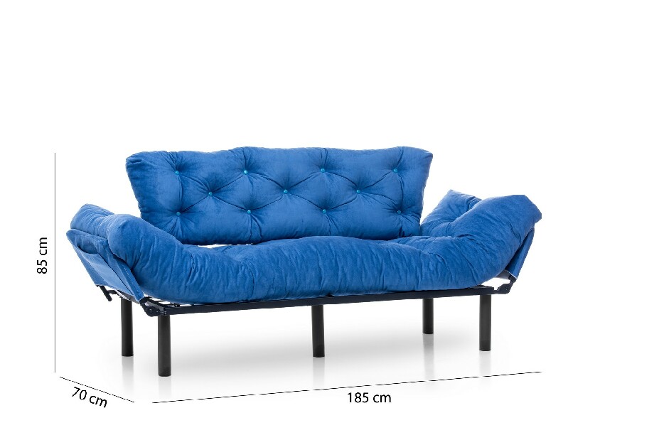 Háromszemélyes kanapé Nitra (kék)