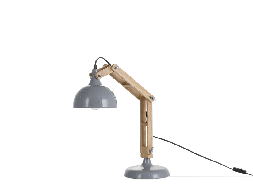 Asztali lámpa Saldivo (szürke)