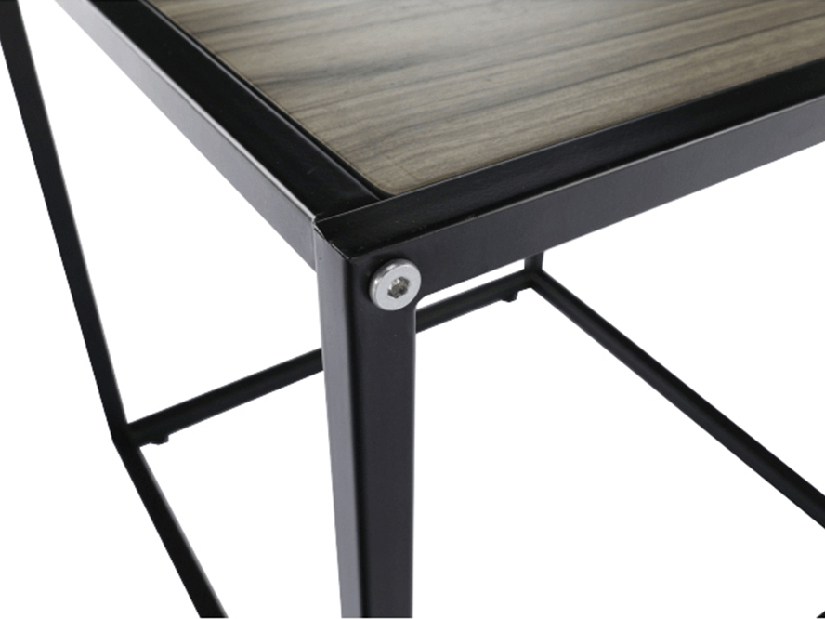 Kézi asztal Jamal Typ 1 (tölgy + fekete)