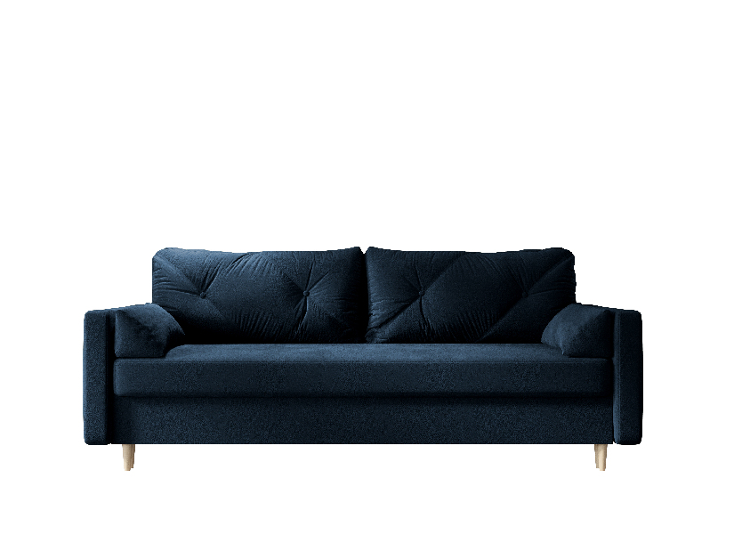 Kétszemélyes kanapé Aura (sötétkék) *bazár