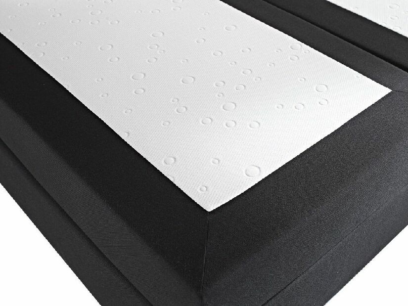 Franciaágy Boxspring 180 cm PREMIER 2 (matracokkal) (fekete)