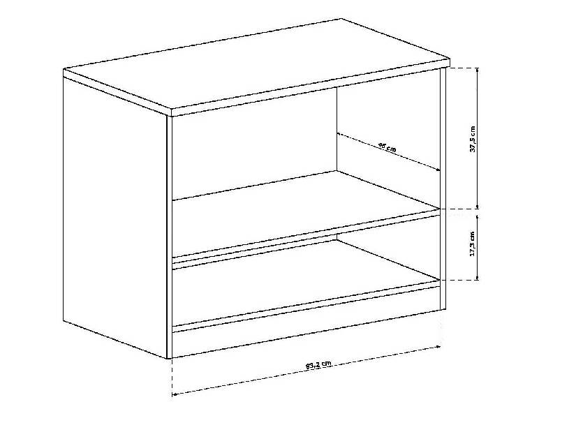 TV szekrény/asztal Titanus 24 (lefkas tölgy)